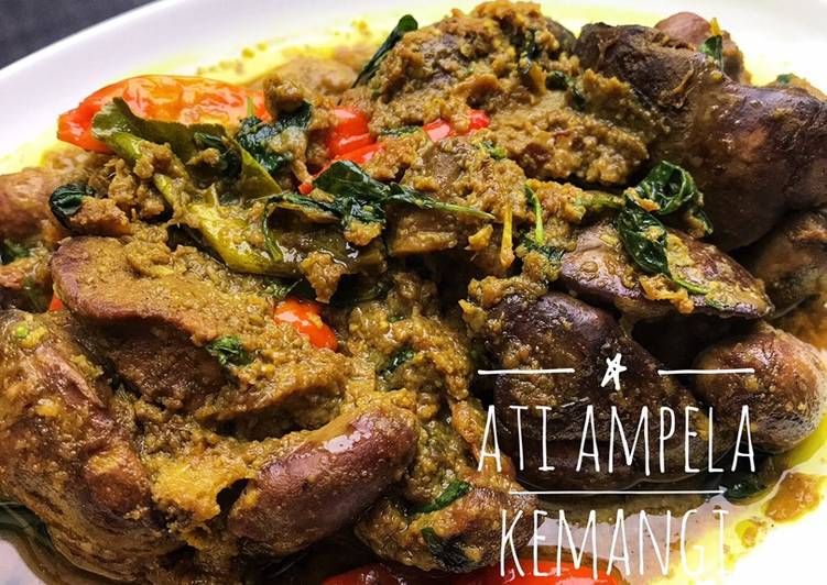 Resep Ati ampela kemangi Anti Gagal