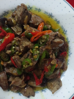 Foto resep Oseng ati ampela mercon