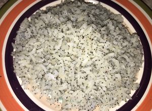 Una foto de Arroz con semilla de amapola