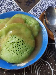 Foto resep Serabi hijau(recook)