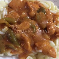 A picture of Shashlik Pasta 🍝.