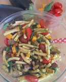 Leftover pasta salad