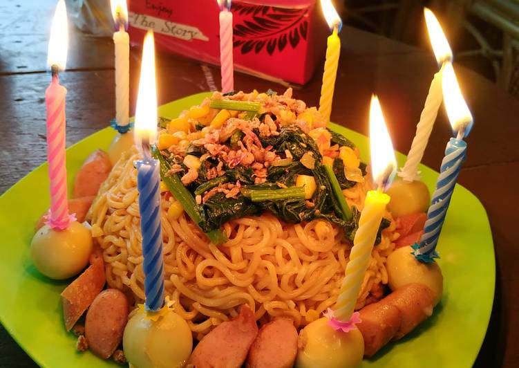 Tart Minnie Mie Selamat Ulang Tahun