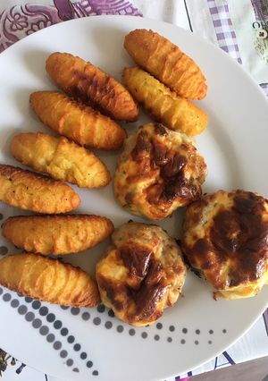 Fasírt sajttal, tejföllel töltve recept fotója