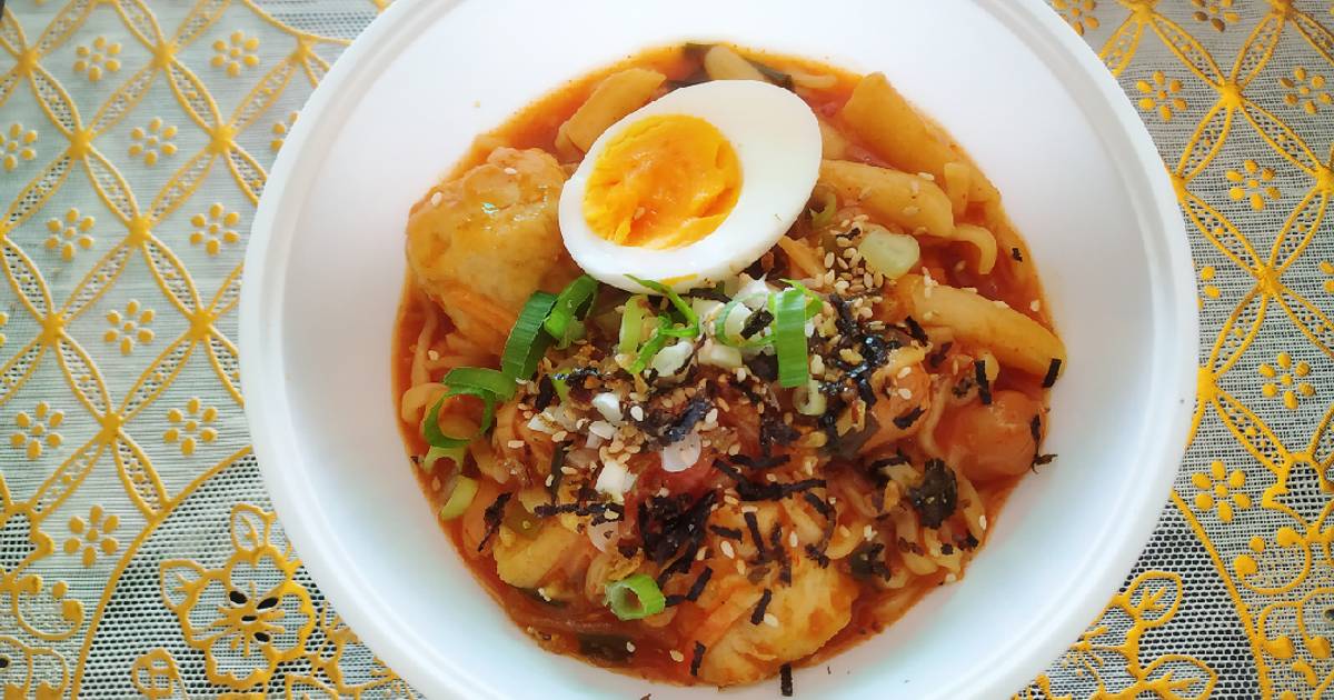 38 resep ramyeon tteokbokki enak dan mudah - Cookpad