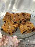 🍒🤍 Brownies de chocolate blanco, cerezas y almendras 🤍🍒 Blondies, el brownie rubio 😅