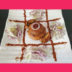 A picture of Masala Veggies Bun.