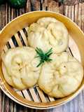 Steamed Char Siu Pork Buns (Bánh Bao Xá Xíu)