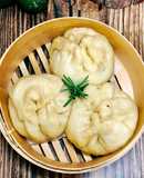 Bánh bao xá xíu hấp