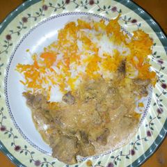 A picture of Beef biriani recipe.