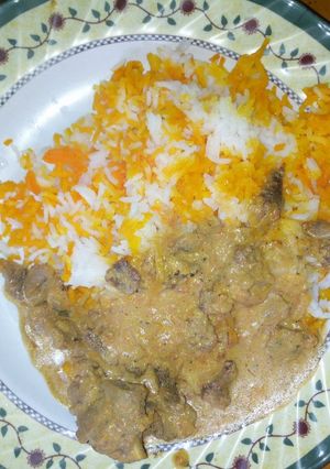 A picture of Beef biriani recipe.