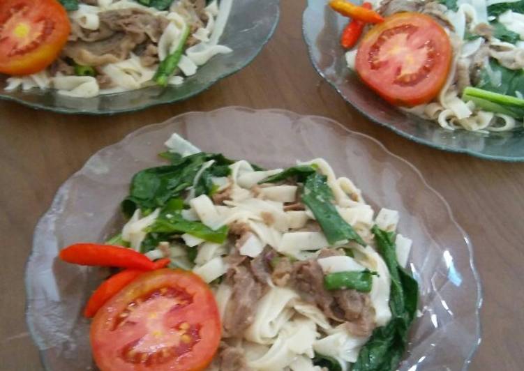 Cara Membuat Kwetiaw siram, Enak Banget