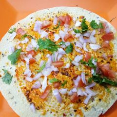 A picture of Masala papad.