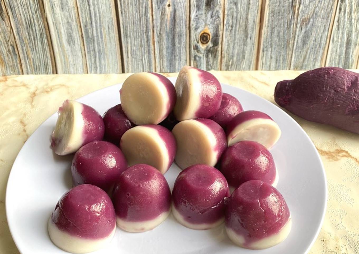 Kue Talam Ubi Ungu