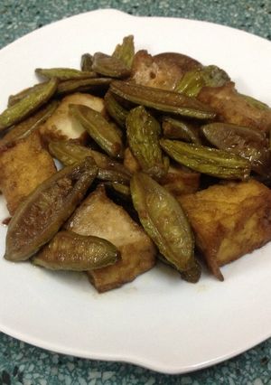 Hình của món Khổ Qua (Mướp Đắng) Đèo Kho Khô Chay.