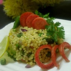 A picture of Vegetable couscous upma.