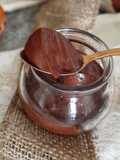 Budino di cachi e cacao