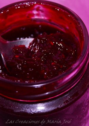 Foto principal de Mermelada de frutas del bosque sin azúcar, en la Monsieur cuisine