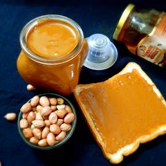 A picture of Smooth and creamy peanut butter.