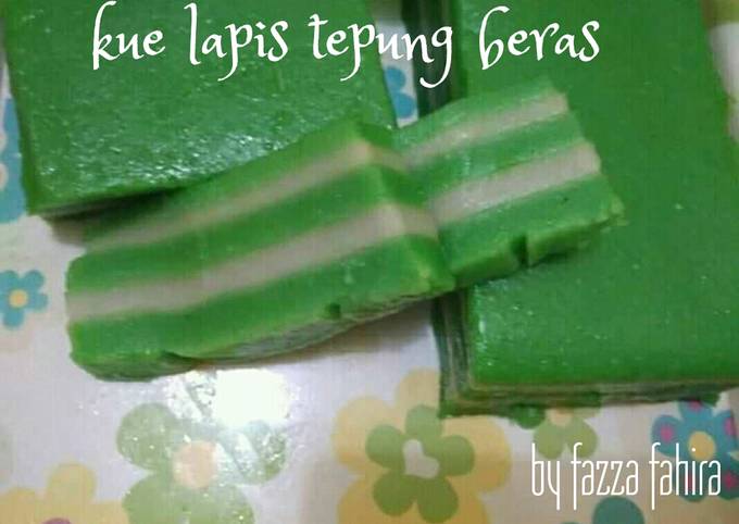 Kue Lapis tepung beras