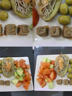 Una foto de Gulas con dados de tortilla