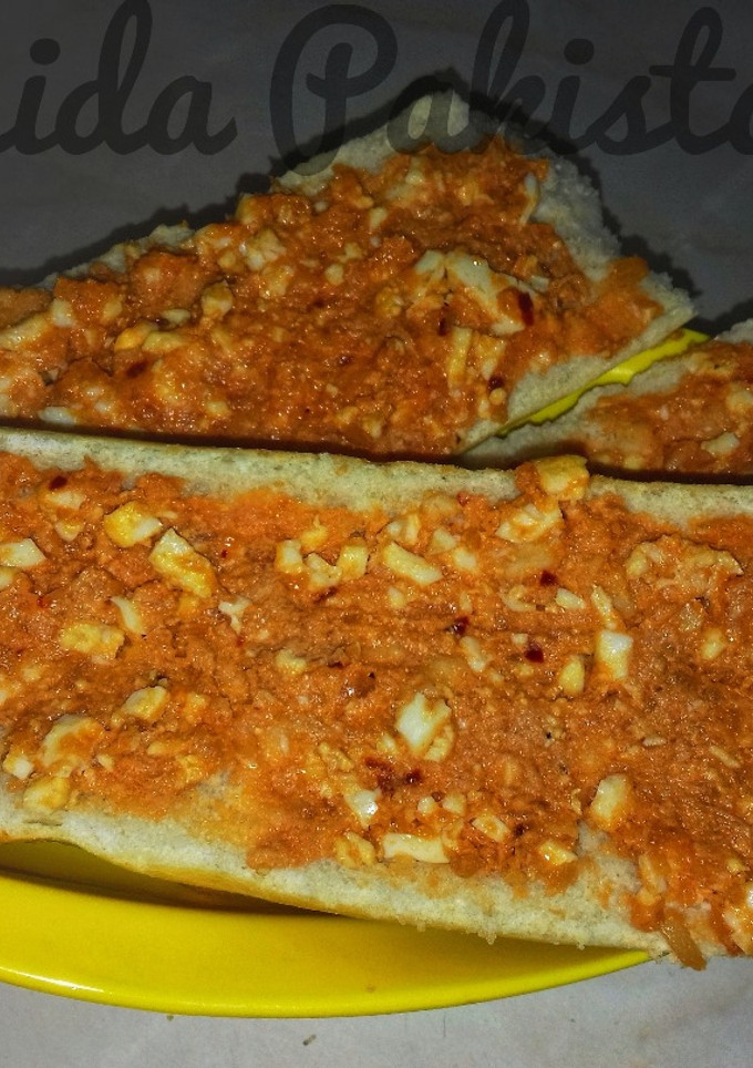 Una foto de Sándwich de cara Abierta