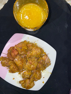A picture of KFC chicken.