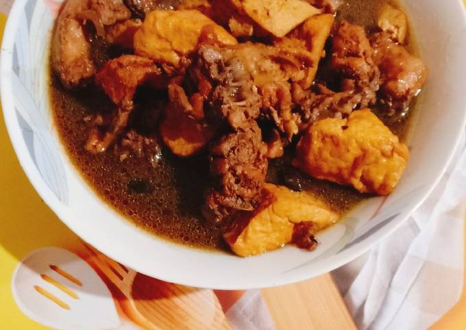 Cara Gampang Membuat "semur ayam tahu bumbu komplit"👍😘❤️, Lezat