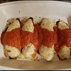 A picture of Easy Parmesan Crusted Ckicken.