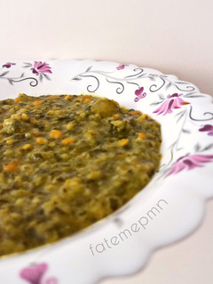 عکسی از دستور آش چاقاله و آلوچه