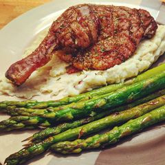 A picture of Duck Confit Dinner.