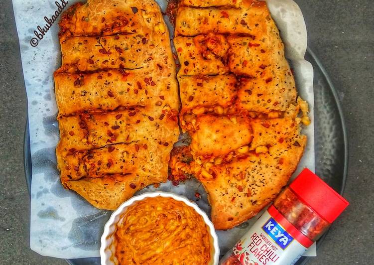 Steps to Make Super Quick Homemade Corn Stuffed Garlic Bread