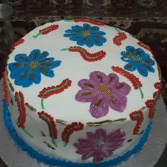 A picture of Vanilla cream cake.