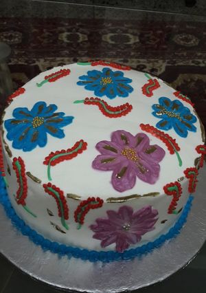 A picture of Vanilla cream cake.