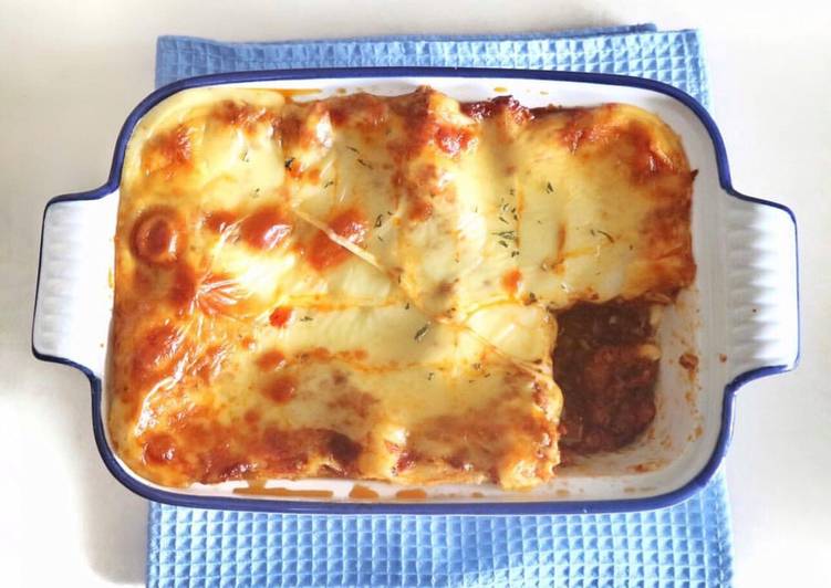 Cara Menyegarkan saat makan malamLasagna Alla Bolognese