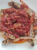Ikan selais goreng belado