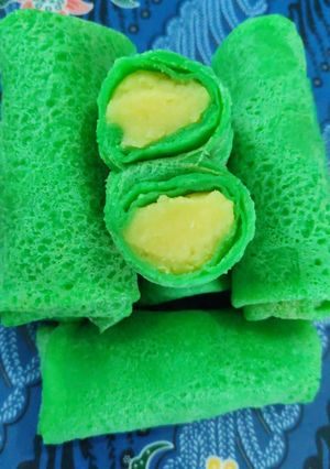 Foto resep Dadar Gulung Fla susu💚💛