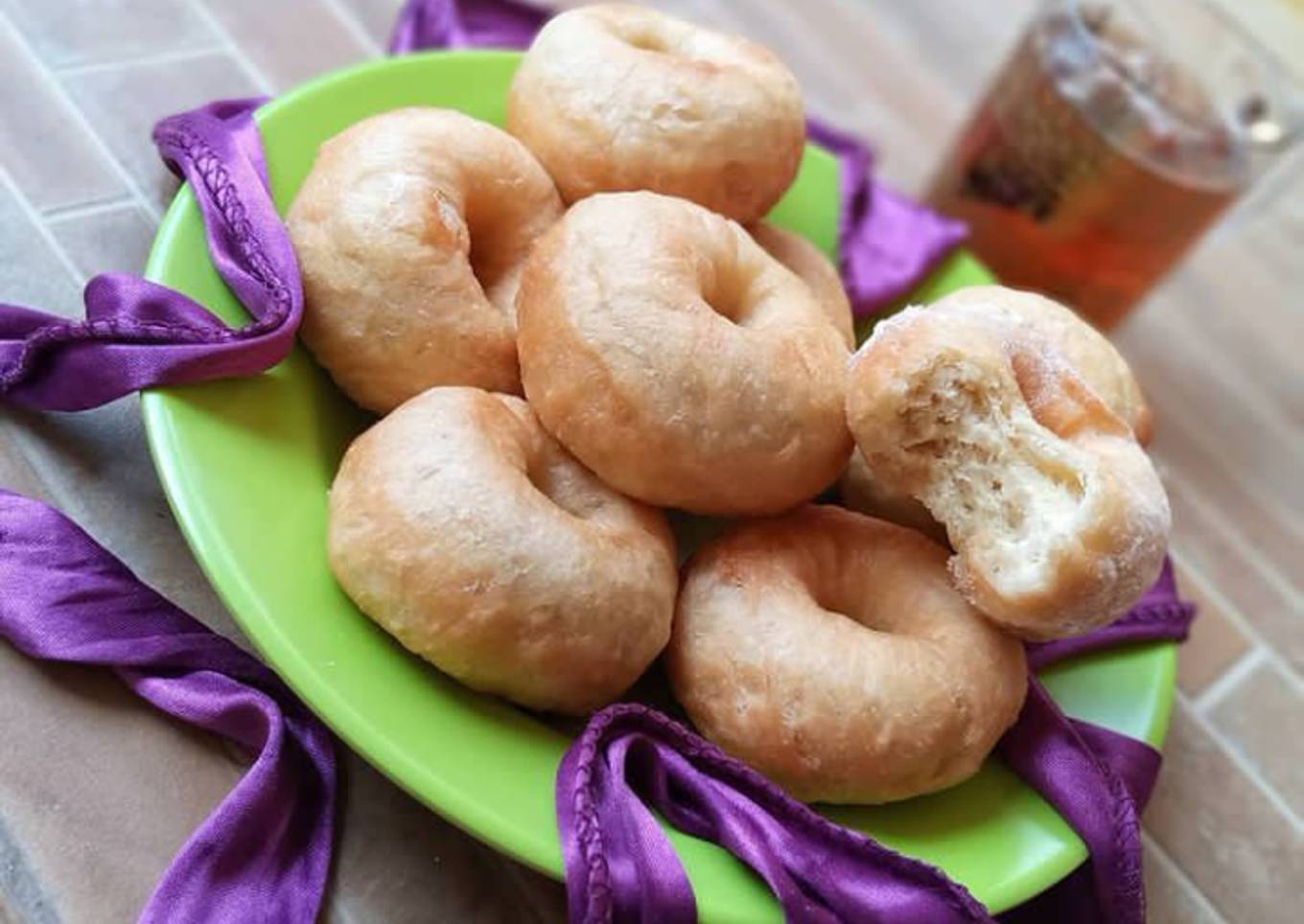 Donat tanpa telur, tanpa susu, tanpa Mixer, tanpa kentang