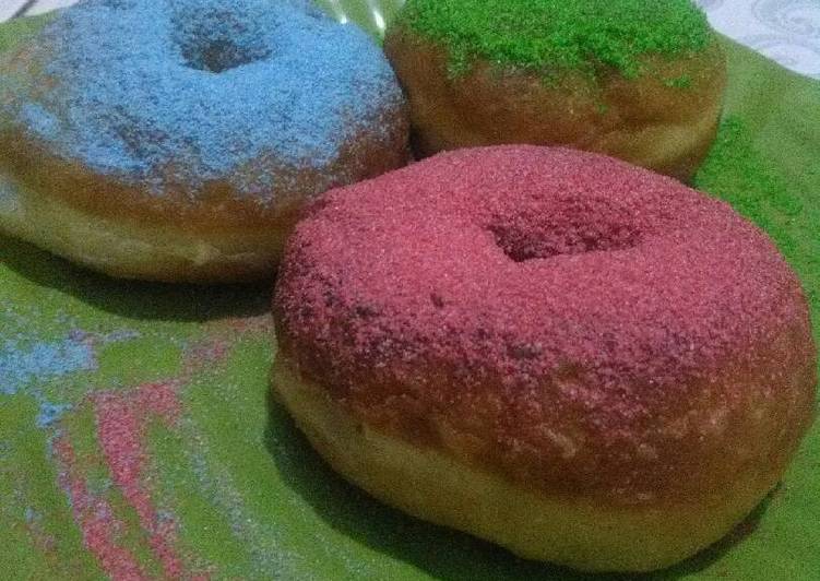 Rainbow Donat Ubi Madu White Ring