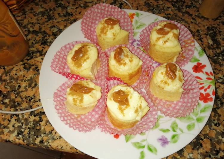 Piononos de Crema Pastelera