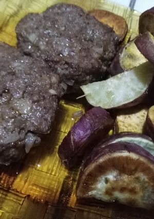 Una foto de Hamburguesas caseras sin huevo