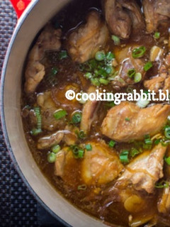A picture of Chicken adobo.