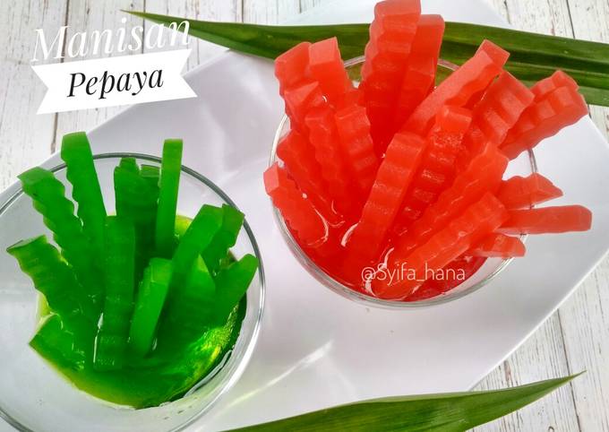 Cara Membuat Manisan pepaya Sederhana Dan Enak