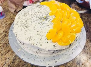 Una foto de Pastel de semillas de amapola