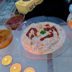 A picture of Dahi Phulki Chaat.