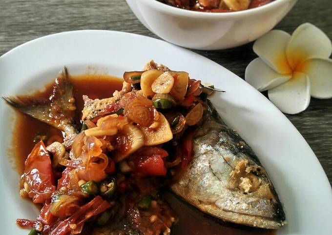 Ikan Peda Asin Sambal Iris