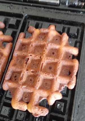 A picture of Chocolat waffles.