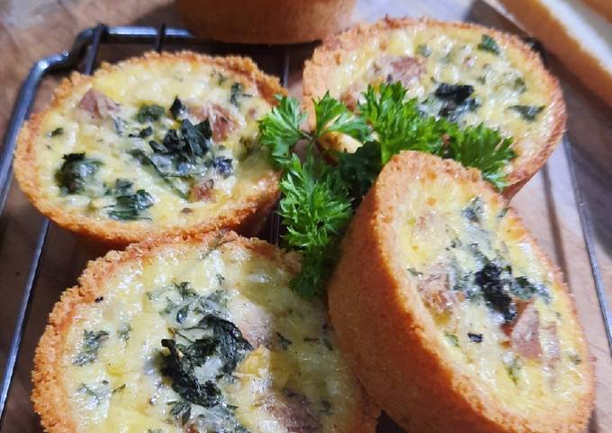 Anti Ribet, Membuat Quiche Mini Roti Tawar Ekonomis