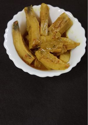 A picture of KaanchKola Sabji.