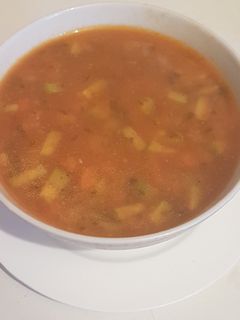 صورة لوصفة شوربة بالخضر
